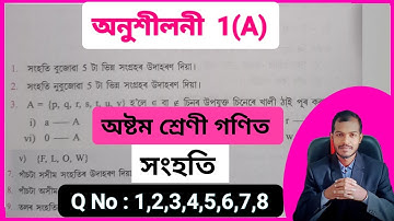 Assam Jatiya Bidyalay Class 8 Maths Chapter 1(A) 💥 Class 8 Maths Chapter 1a Assam Jatiya Bidyalay