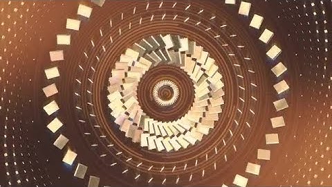 Gold Circle Formations Animation Loop Stock Motion Graphics