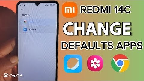 Redmi 14C: How to Change Default Apps | Set Default Browser, Dialer & Launcher (2025 Guide)