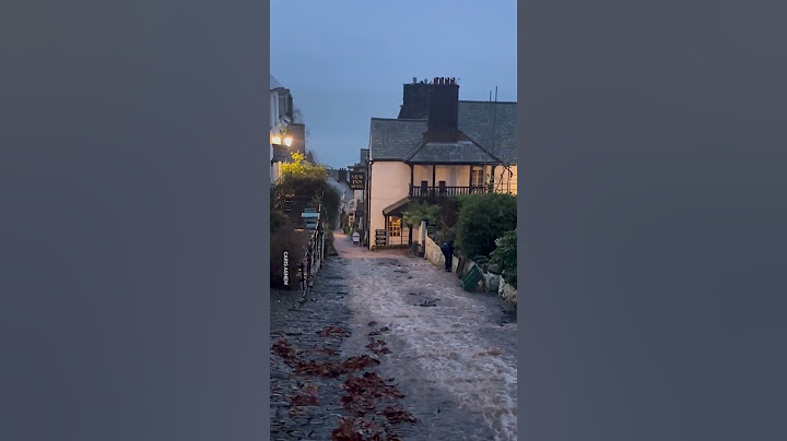Verheerende Überschwemmungen in England auf Video festgehalten 😢