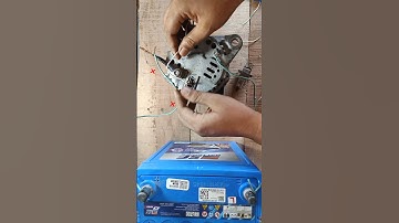 How to connect the alternator Dynamo connection. Alternator connectionStart alternator. Start dynamo