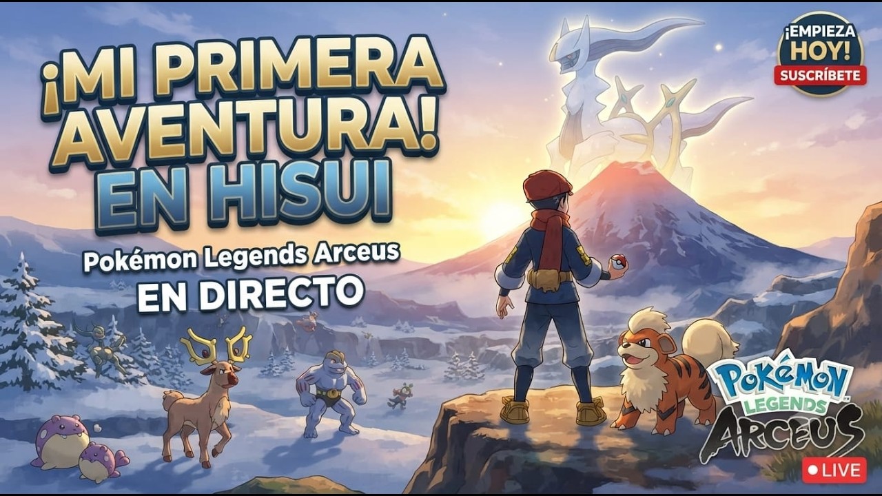 ¿EL MEJOR JUEGO DE PÓKEMON? 🤯 Primera vez explorando Hisui | LEYENDAS PÓKEMON: ARCEUS (Parte 1)