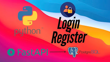 FastAPI - Login, Register For Beginner (Python,PostgreSQL)