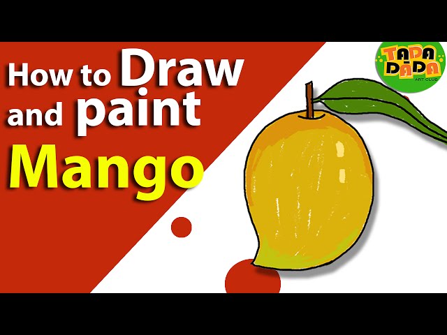 Mango Drawing for Kids - HelloArtsy