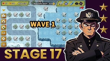 Turret Defense King - Stage 17 Playthrough