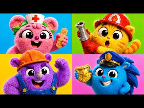 ¡Conoce a Nuestros Pequeños Héroes! 🌟 | Divertida Aventura de Profesiones para Niños