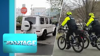 Die Fahrradcops: Einfacher Verkehrsverstoß wird zur wilden Verfolgungsjagd | 2/2 | SAT.1-Reportage