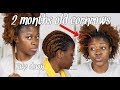 TAKING DOWN MY 2 MONTH OLD CORNROWS | ONE YEAR PROTECTIVE STYLING  | MASSIVE HAIR GROWTH