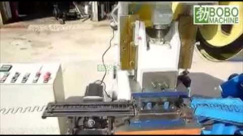 S shape Zig Zag wire spring making machine