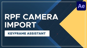 EASY 3D CAMERA COMPOSITING in After Effects with RPF Camera Import