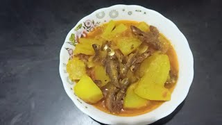 Papaya Ar Puti Mach | Papaya With Fish Recipe | Fish Curry In Bengali Style |