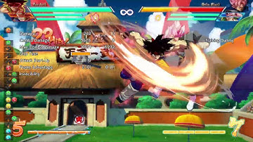 DBFZ Bardock TOD (1 bar start, corner only, Bardock / Trunks / SSJ Goku)