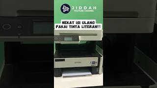 Nekat isi ulang pakai tinta pigment literan 😱😱