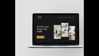 Interior design website template