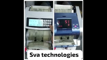 1 year onsite warranty cash counting machines for premium users  . Sva technologies @ jaipur