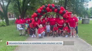 Families gathered to walk hand in hand at the Hero 5 Walk to honor victims of gun violence