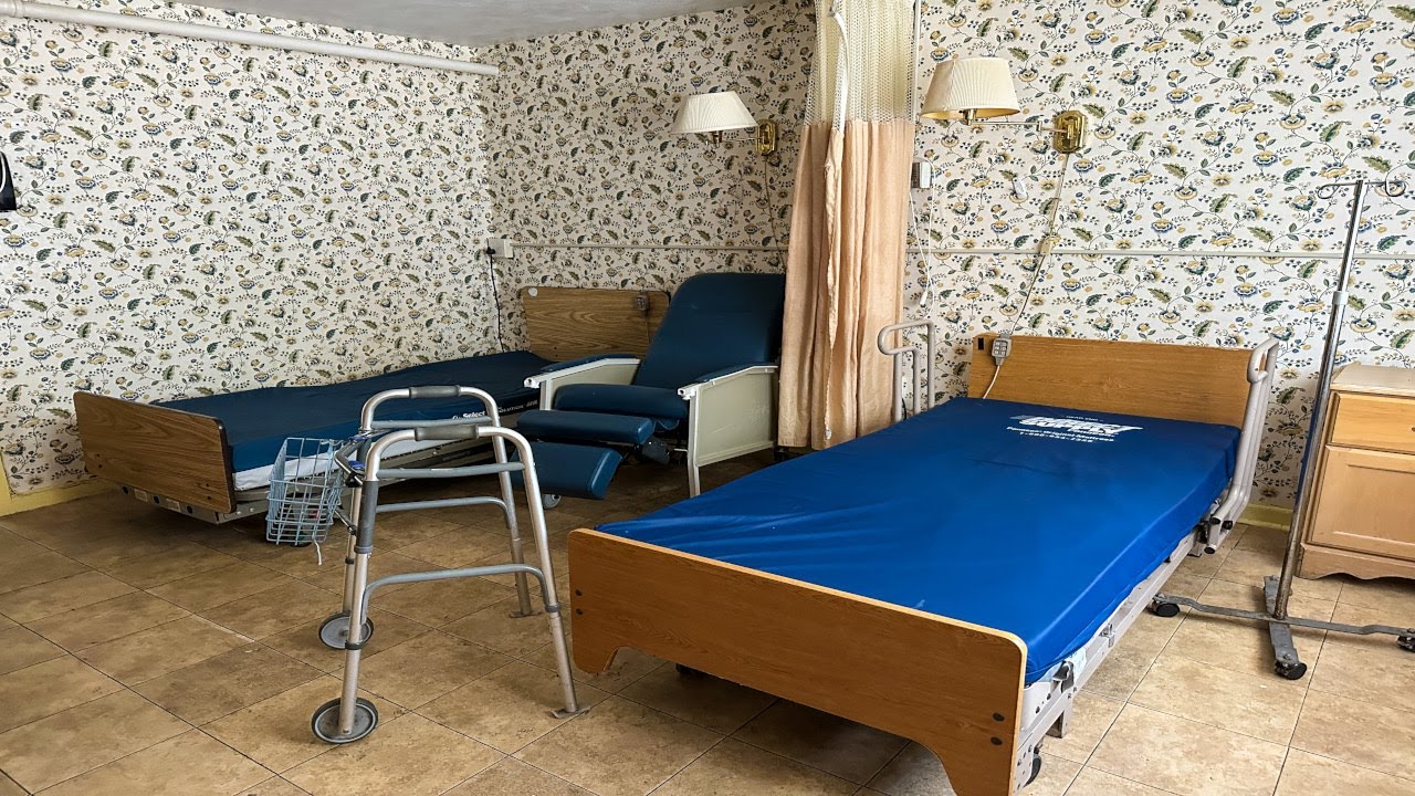 Exploring An Abandoned Nursing Home- Closed During Covid When All Of The Elderly Passed Away. SAD