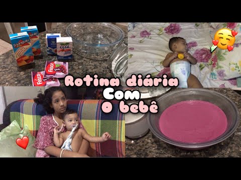 ROTINA DE MÃE ADOLECENTE COM BEBÊ | FIZ MOUSSE FÁCIL E BARATO - grávida ao 13