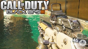 Black Ops 3: Multiplayer Gameplay! M8A7 Assault Rifle 38+ - Hardpoint On Hunted(Online Footage)