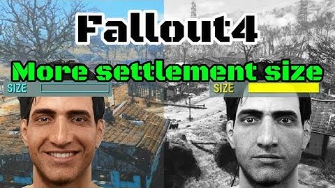 Fallout 4-Settlement size glitch