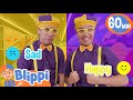 Happy Blippi Vs. Sad Blippi | Opposite Day | Blipppi Educational Videos for Kids
