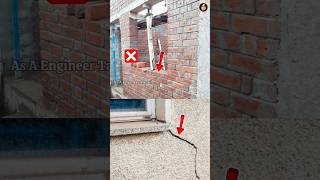 Don't Repeat this Mistake ❌❌ CONSTRUCTION MISTAKES 🚧🏗️ #shorts #construction #mistake #brick #sill