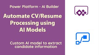 PowerApps  AI Builder for Resume Processing & Extraction of information