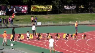 20161010 大阪市陸上競技カーニバル 中学男子 100m 決勝