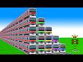 【踏切アニメ】複雑な電車 5 Trains Climbing Pynamid 2025i 🚦 Fumikiri 3D Railroad Crossing Animation #1 #1million