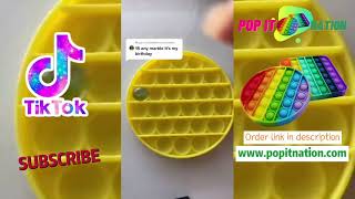 Pop It Game TikTok | Pop It Fidget | How To Play Pop It Game #diypopit #popit #fidget #pushbubble