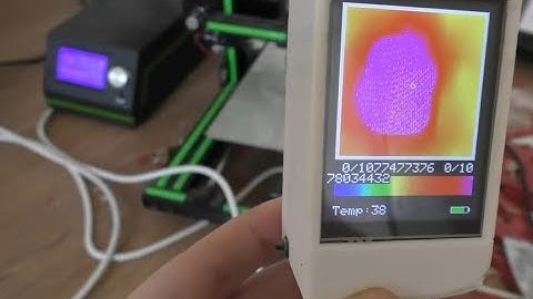 Тепловизор на arduino, esp8266 и датчике AMG8833