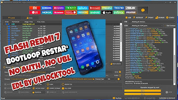 Redmi 7 Flash Ulang Bootloop , Restar , No UBL , No Auth Free By UnlockTool