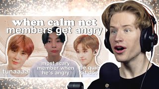 HONEST REACTION to when nct's calm members gets angry