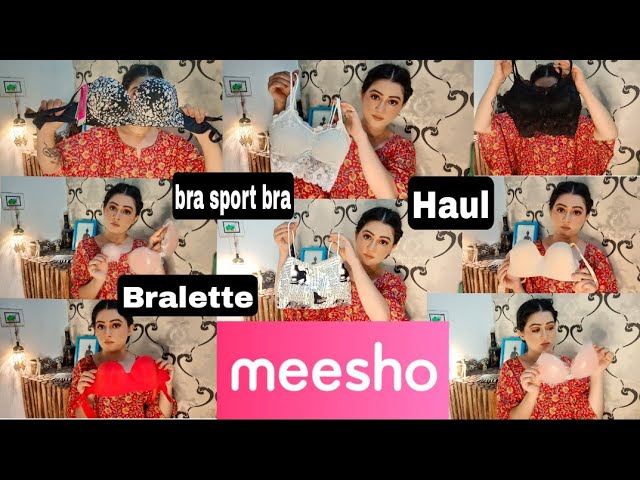 Meesho Bra Haul,Bralette, sports bra