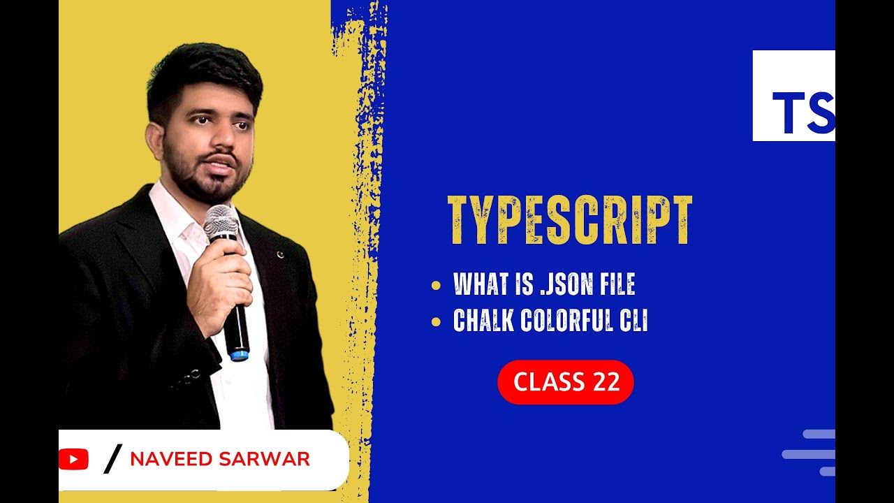 22 What is a JSON file chalk colorful CLI YouTube