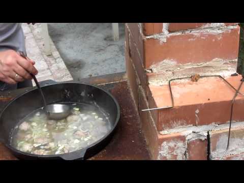 Видео рецепт Шурпа из свинины в казане