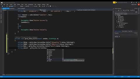 Display data for selected row from datagridview to TextBox, Control and toolbox in C#