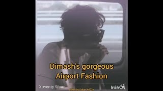 Dimash Kudaibergen's gorgeous airport fashion