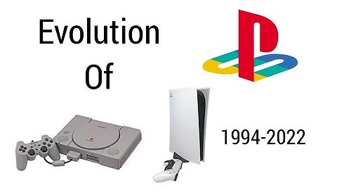 Evolution Of PlayStation 1994-2022