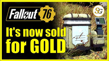 PSA: The Cryo Fridge is now buyable for GOLD - #Fallout76