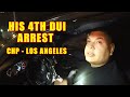 Speeding at 90 MPH Leads to Man's 4th DUI Arrest   #CHP