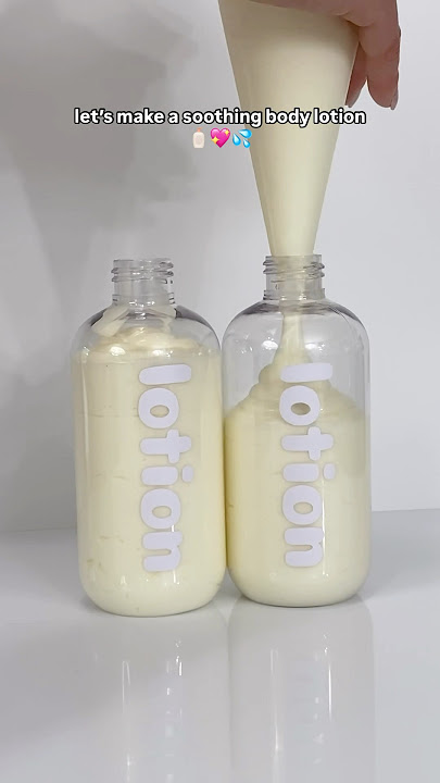 DIY Soothing Body Lotion 🧴✨🩷 #skincare #diy #handmade #bodylotion