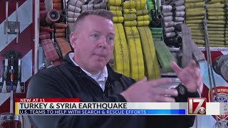 Durham fire chief, former rescue specialist says 'Godspeed, good luck'  to teams deployed Turkey