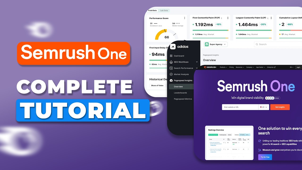Complete Semrush One Tutorial—Rank Your Site on Web & AI Search!