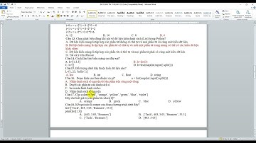 Giải đề cương ôn tập Tin 11 Python giữa kỳ 2 - Cấu trúc lặp - Kiểu danh sách - Kiểu chuỗi