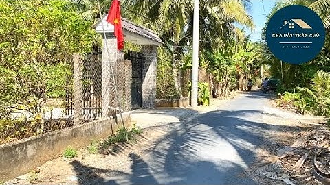 T.165_Bán 3583m2 vườn có 100m thổ cư đường nhựa 16 chỗ gần Ql1A | Long Định, Châu Thành, TG