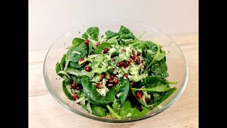 Healthy Gut: Make your salad just in 4 minutes! Very easy! High in fiber! Antiinflammatory!