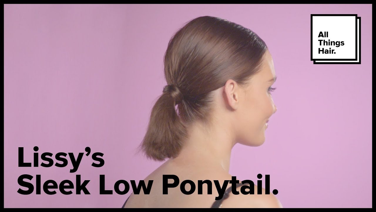 sleek-ponytail-hairstyle-min | Frisuren, Hochzeitsfrisuren, Haarlänge