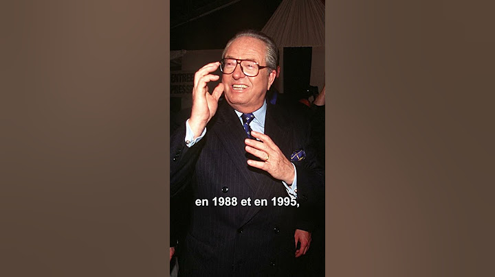 Jean-Marie Le Pen est mort à 96 ans