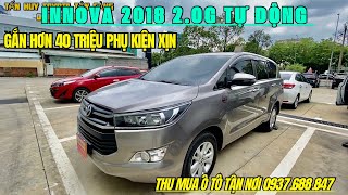 Toyota Innova 2.0 G 2018 số tự động, gắn hơn 40 triệu phụ kiện Toyota Tân Cảng | Innova 2018 tự động